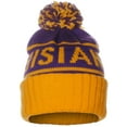 thumbnail image 1 of US Cities USA Great American Cities States Cuff Knit Pom Pom Beanie Hat Cap, 1 of 3