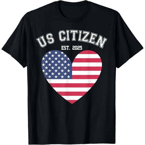 US Citizenship 2025 Decoration American New USA Citizen T-Shirt