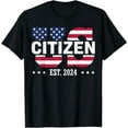 thumbnail image 1 of US Citizenship Decoration American New USA Citizen T-Shirt, 1 of 4