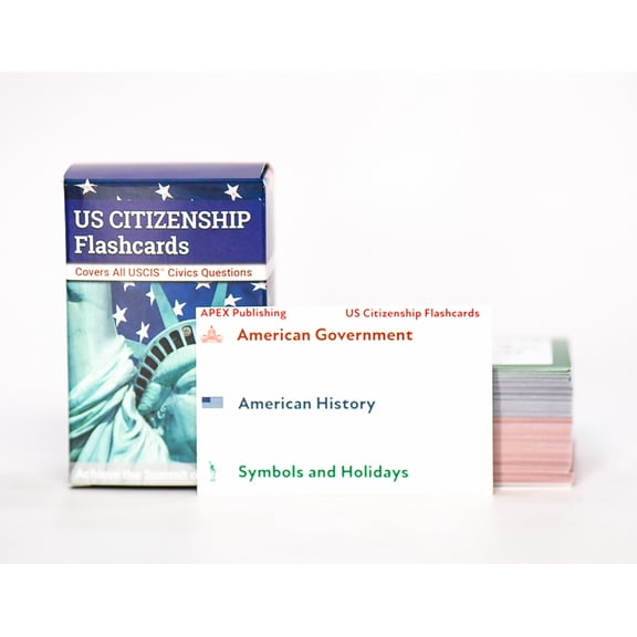 US Citizenship Flash Cards 2026-2027: USCIS Naturalization Test Flashcards with All Civics Exam Questions and Answers [Updated for New Test]