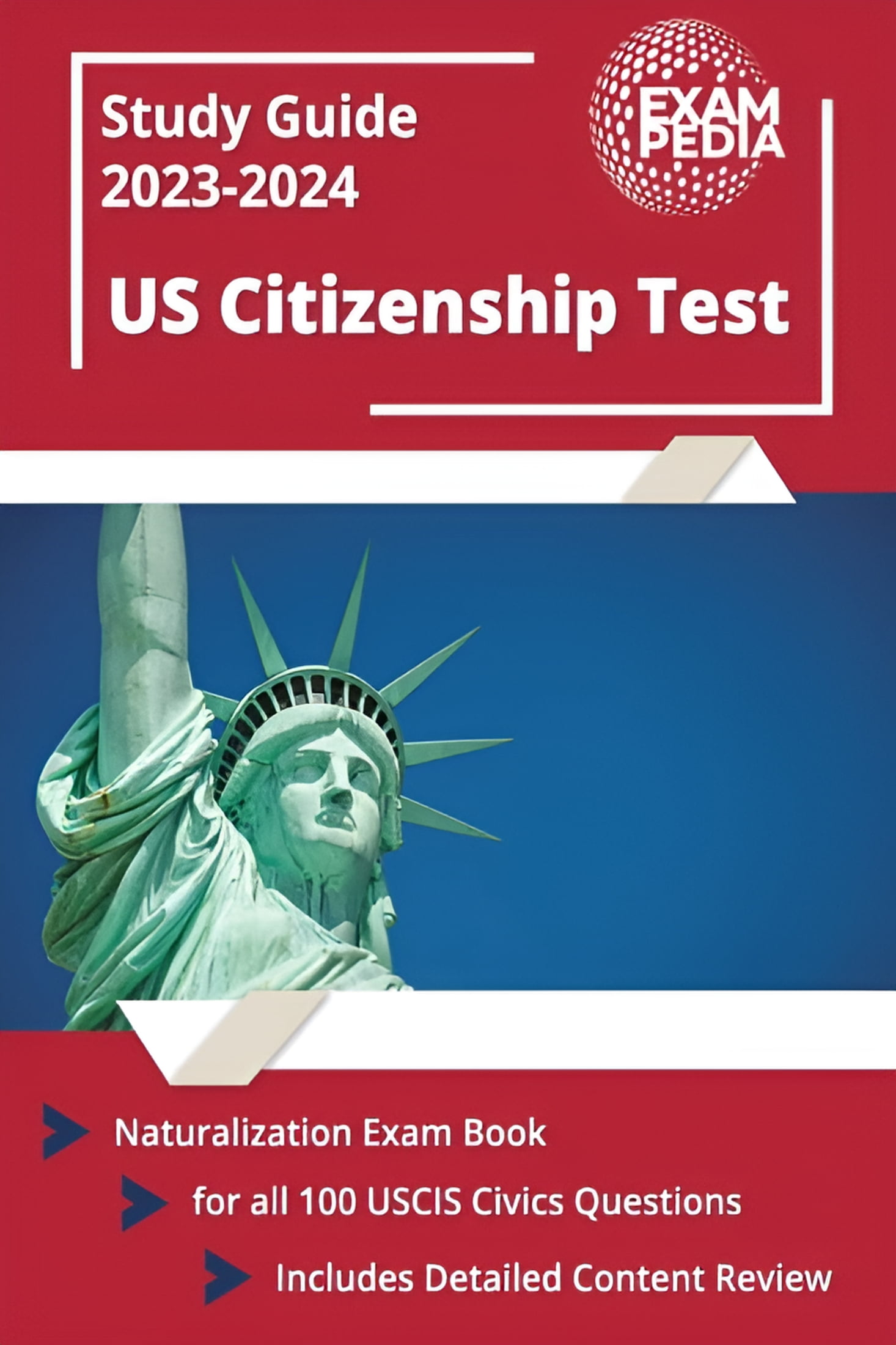 US Citizenship Test Study Guide 2023 and 2024 Naturalization Exam Book