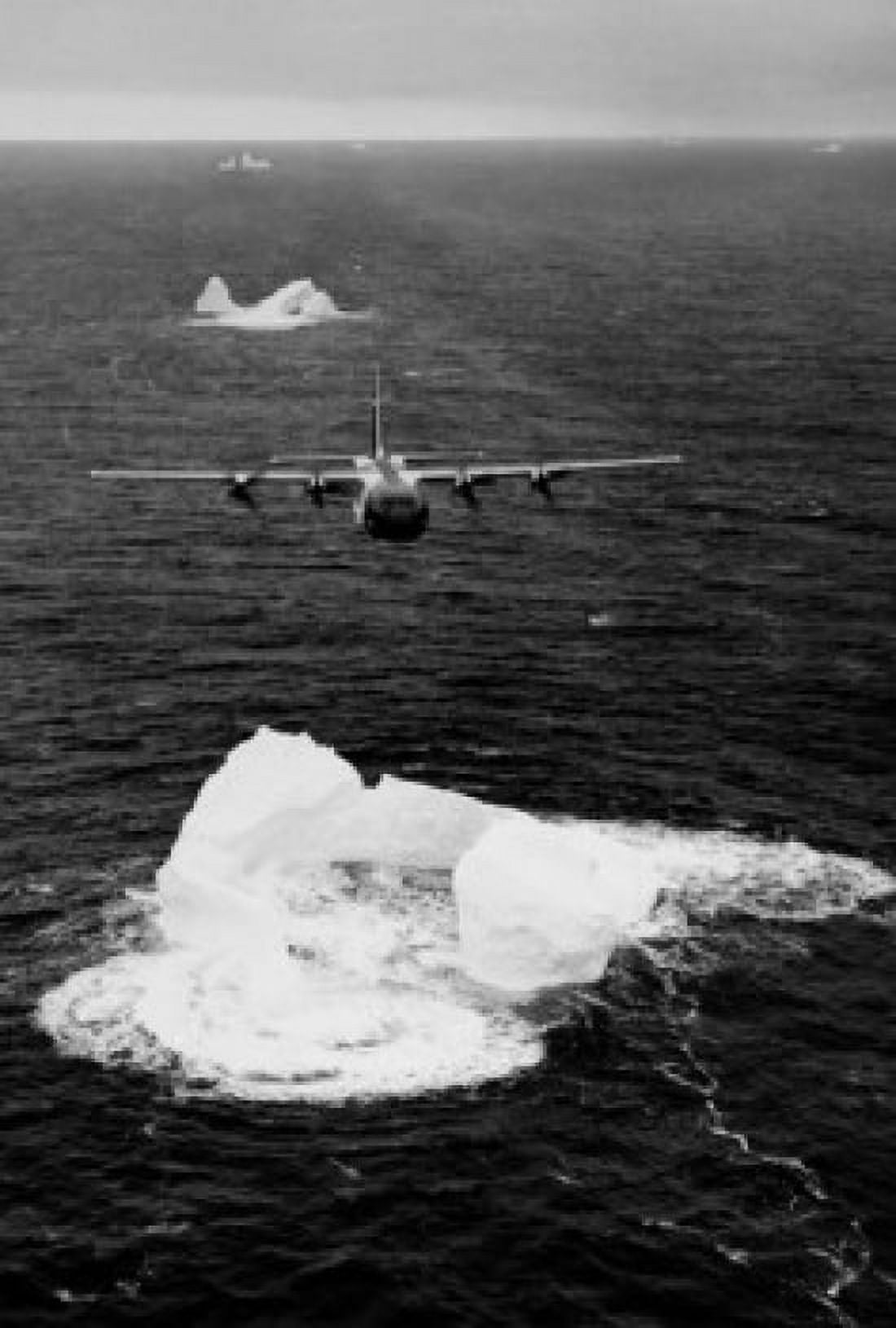 US Coast Guard Ice patrol plane Canvas Art - (24 x 36)