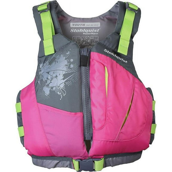 US Coast Guard PFD Escape Youth Life Jacket, Pink - Size 50 to 90