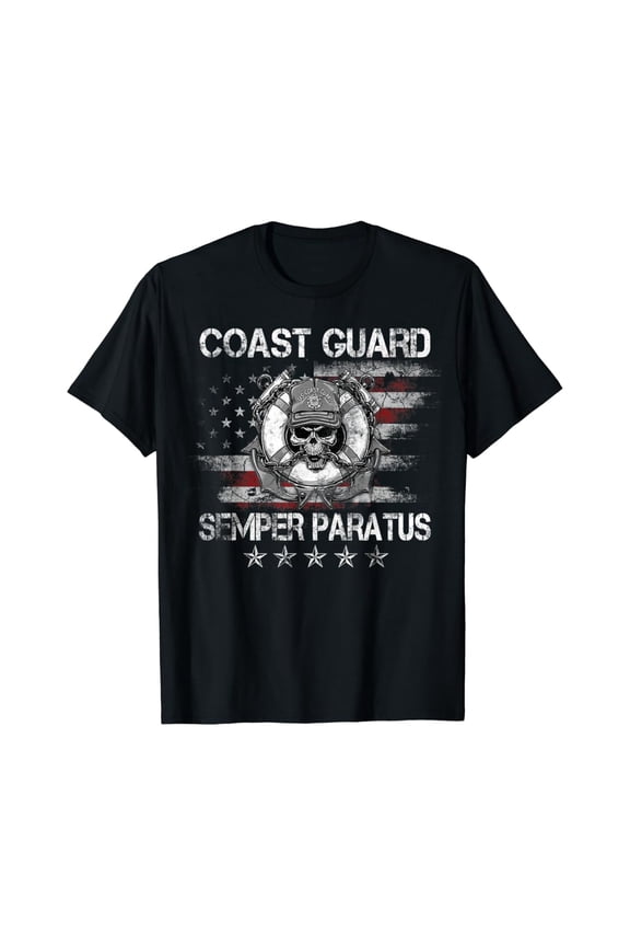 US Coast Guard Semper Paratus USCG T-Shirt