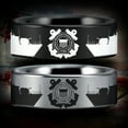 thumbnail image 1 of US Coast Guard Tungsten Carbide Ring, 1 of 7