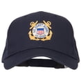 thumbnail image 1 of US Coast Guard Veteran Anchors Embroidered Solid Cotton Pro Style Cap - Navy OSFM, 1 of 5