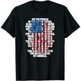 thumbnail image 1 of US Constitution We The People With Vintage Flag T-shirt T-Shirt, 1 of 4
