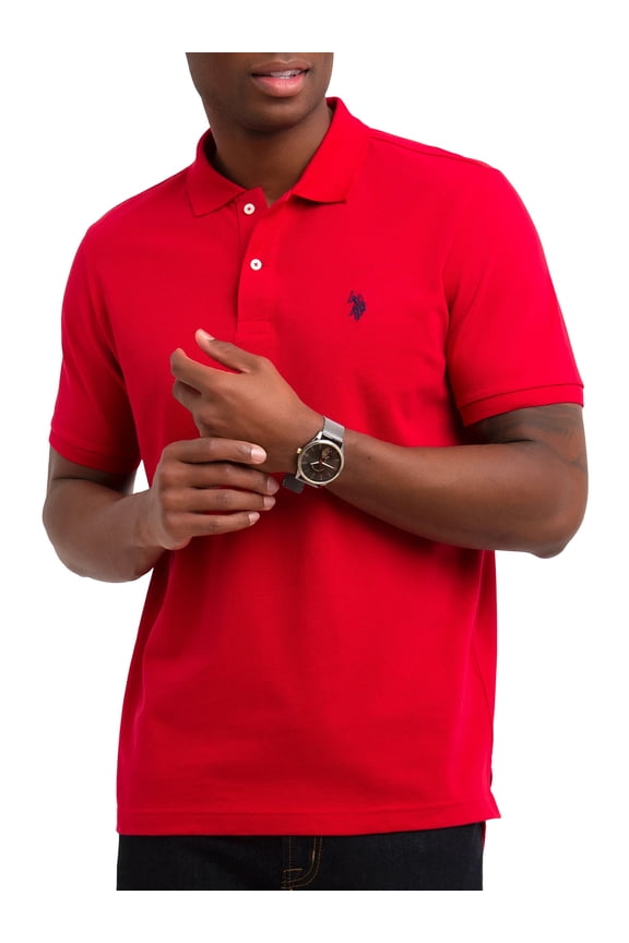 US Cotton Polo Assn. Short Sleeve Relaxed Fit Cotton Polo (Men's) 1 Pack