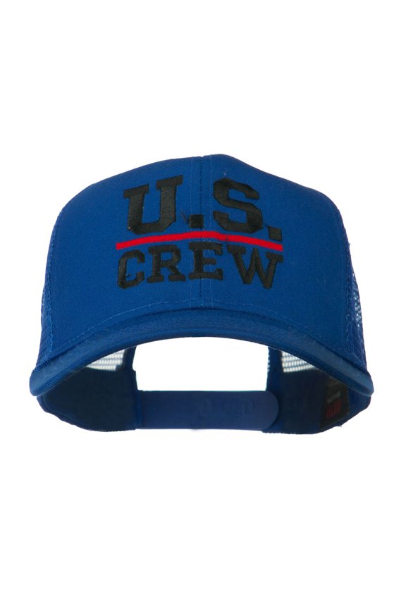 US Crew Embroidered Mesh back Cap - Royal OSFM