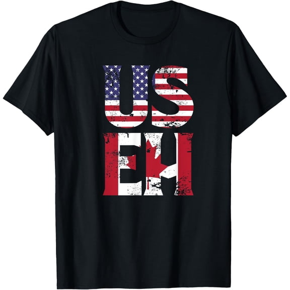 US EH American Canadian Funny Meme Quote T-Shirt