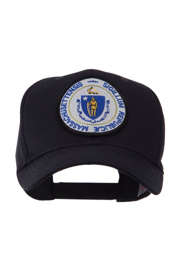 US Eastern State Seal Embroidered Patch Cap - Massachusetts OSFM