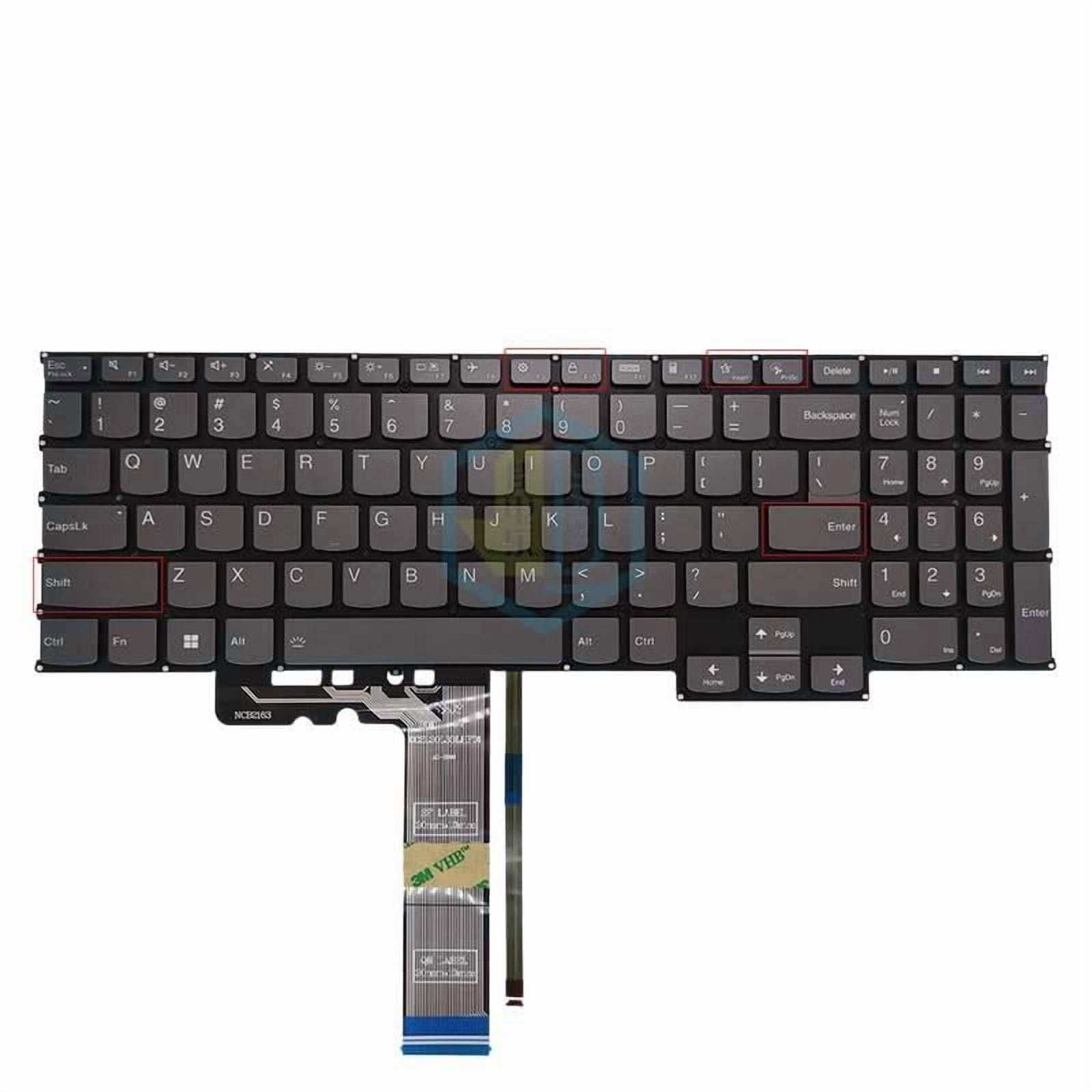 US English Keyboard Laptop Backlit For Xiaoxin Pro 16 16A 16L AIR 15 Notebook PC Backlight Light Keyboards Gray Keycaps