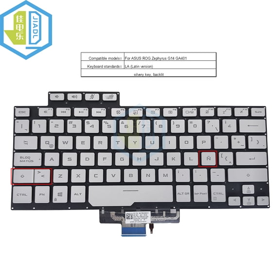 US English SP Spain Latin Ukrain backlit laptop keyboard For ROG Zephyrus G14 GA401 GA401I GA401IV GA401U 2020 8037B0169701