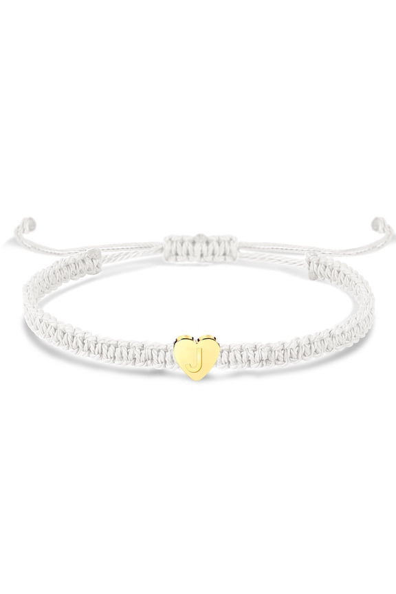 US Exclusive Bracelet Braided White Rope 26 Letter BFF/J
