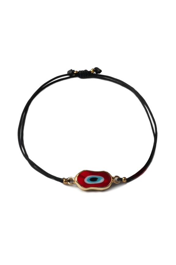 Bracelet Evil Eye Black Rope Adjustable Irregular Fortune/Irregular red