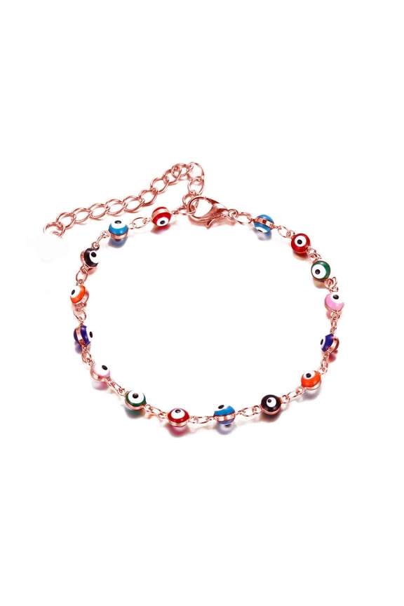 Bracelet Evil Eye Trendy Unique Creative Alloy Gift/rose gold candy bracelet