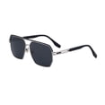 thumbnail image 1 of US Exclusive CY-98381 Men's Square Sunglasses - European & American Fashion, Metal Frame, Double Bridge, Retro Sun Protection, 1 of 3