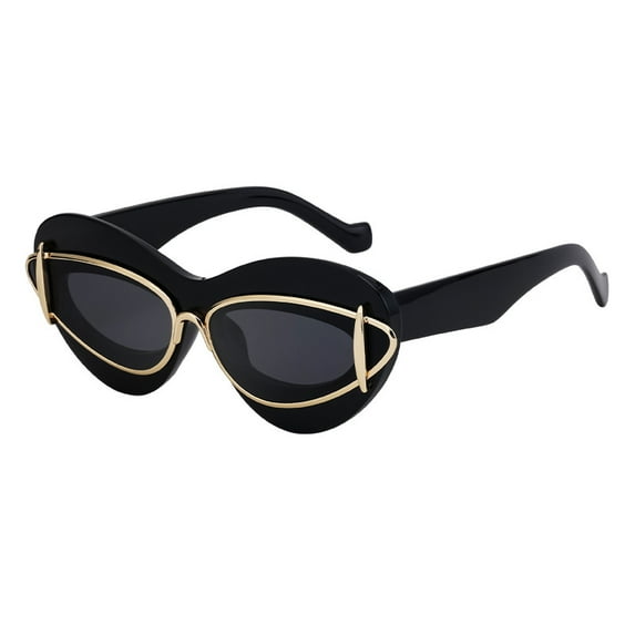 US Exclusive OD-98191 Retro Cat-Eye Sunglasses - Trendy Small Frame UV400 Sun Shades for Women,Y2K