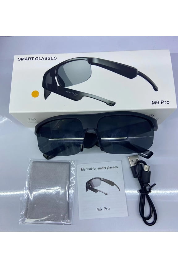 Sports Sunglasses M6pro AI Translate Bluetooth Call UV Block Audio Eyewear