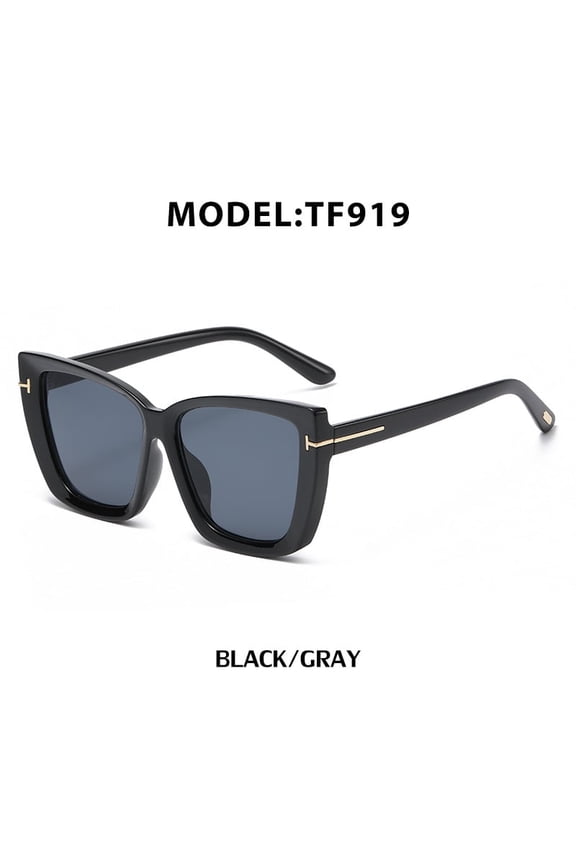 TF919 Cat-Eye Polarized Sunglasses – Korean Style UV400 Shield
