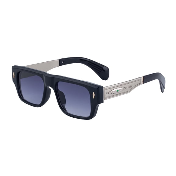 US Exclusive ZS-98355P Men's Square Polarized Sunglasses - Retro, High-End, Stylish Sun Protection Eyewear