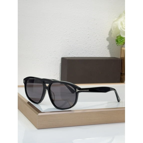 US Exclusive for .For FT1000 Premium Sunglasses - 58mm Square Frame with Signature T-Bar