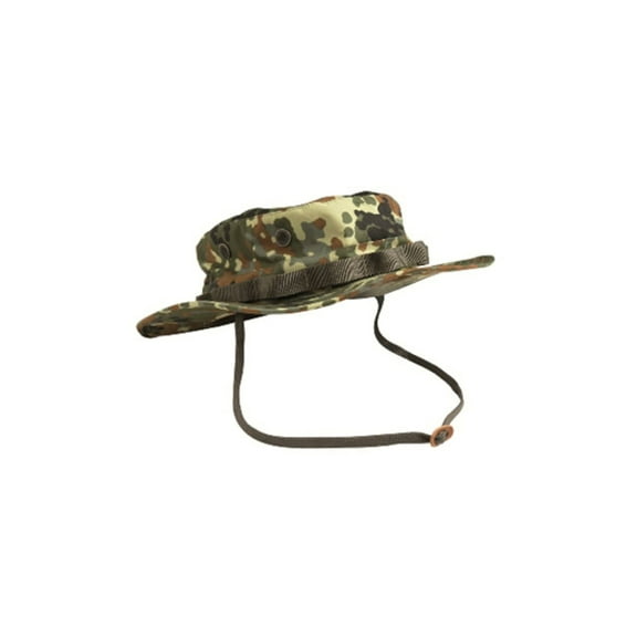 Teesar Cotton Ripstop Boonie Hat, Flecktarn Camo, Medium