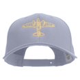 thumbnail image 1 of US Fighter Aircraft Embroidered Six Panels Pro Style Cap - Grey OSFM, 1 of 5