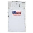 thumbnail image 1 of US Flag 2 Women Graphic Tank Top, White - Extra Large, 1 of 1