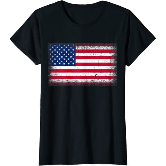 US Flag 4th of July USA Flag American Flag T-Shirt Patriotic Gift
