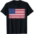 thumbnail image 1 of US Flag 4th of July USA Flag American Flag T-Shirt, 1 of 5