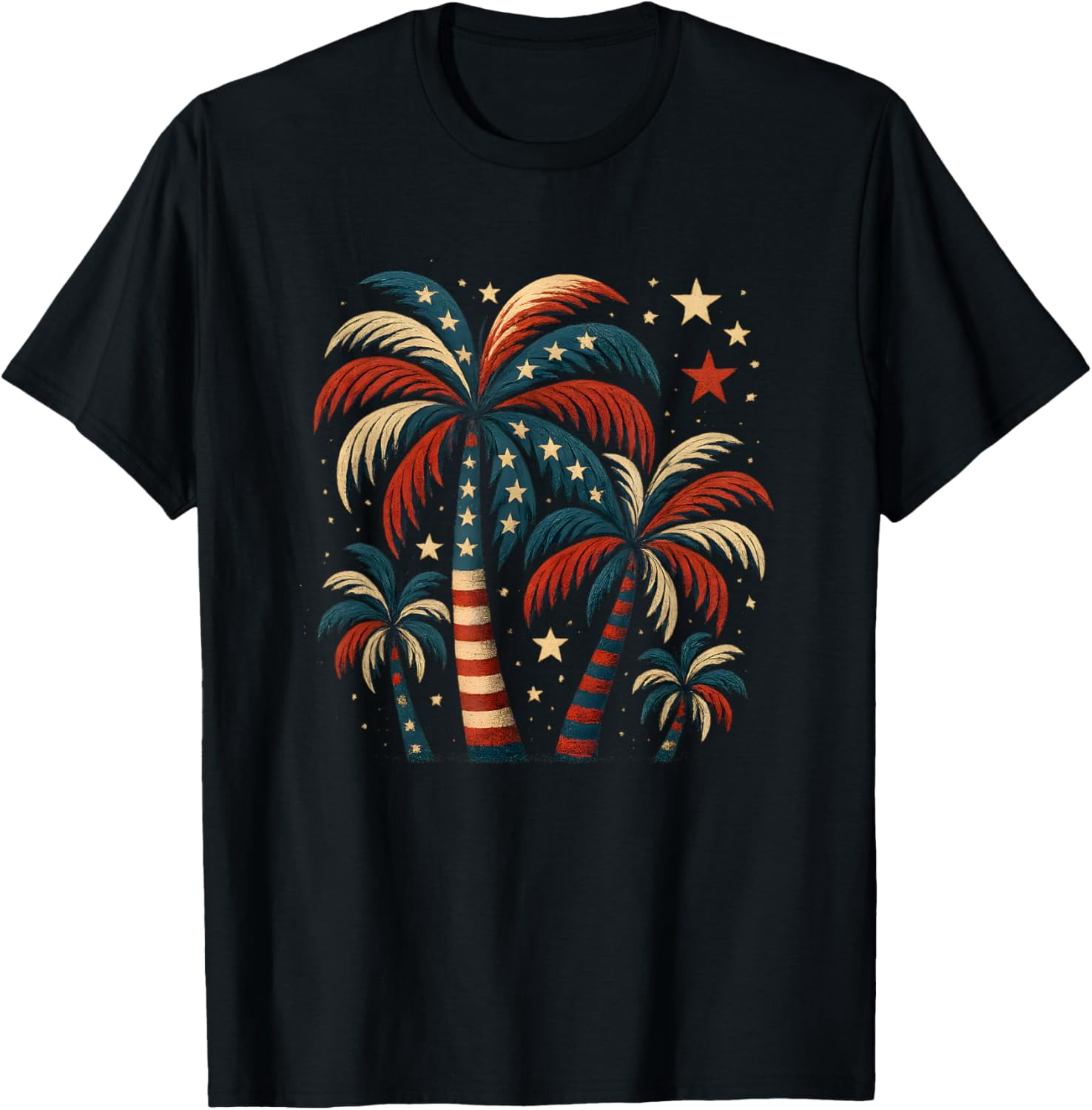 VVNTY Women's 4th Of July Shirt – Party In The USA American Flag Tee, Patriotic Independence Day Top - View #7