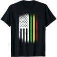 thumbnail image 1 of US Flag Black History African American Gifts T-Shirt, 1 of 3