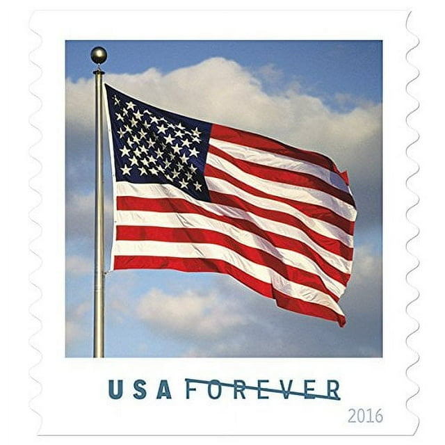 US Flag Book of 20 USPS Forever Postage Stamps Old Glory Patriotic