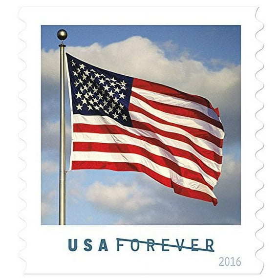 US Flag Book of 20 USPS Forever Postage Stamps Old Glory Patriotic