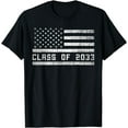 thumbnail image 1 of US Flag Class Of 2033 Grow With Me Back To School Gift T-Shirt, 1 of 3