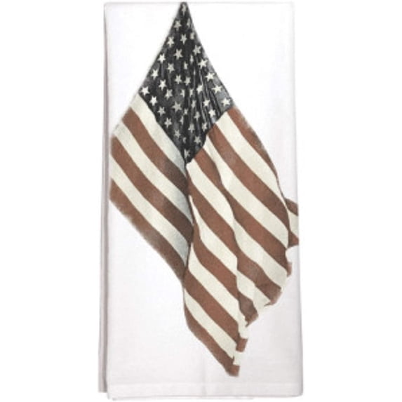 US Flag Cotton Flour Sack Dish Towel