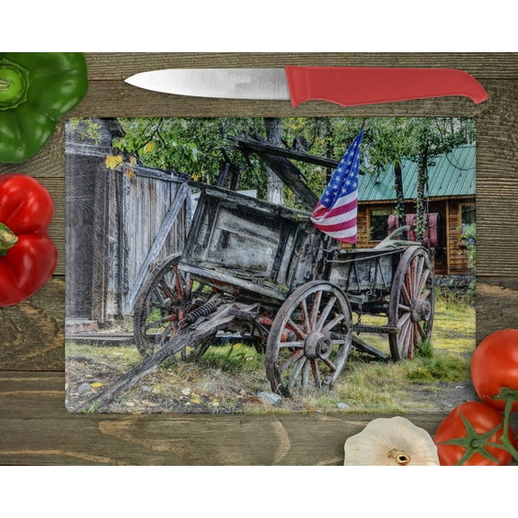 US Flag Cutting Board