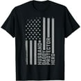 thumbnail image 1 of US Flag Distressed Husband Daddy Protector Hero T-Shirt Tee, 1 of 4