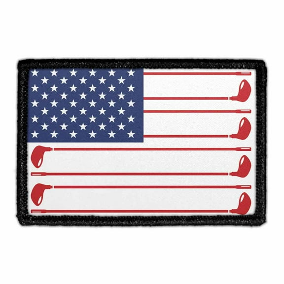 US Flag - Golf Morale - Removable Patch