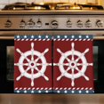 thumbnail image 1 of US Flag Kitchen Towels Set of 3, Independence Day Star Stripe Nautical Rudder Absorbent Dish Towels for Kitchen, Microfiber Hand Towel, Quick Drying Tea Towel for Cleaning Decorative Dishcloths, 1 of 7