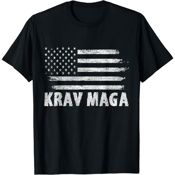 US Flag Krav Maga T-Shirt Krav Maga Tees Martial Arts Gift Idea