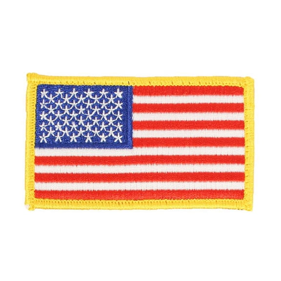 Elite Survival Systems US Flag Patches, Standard Orientation, Subdued, 3.5in x 2in, Subdued