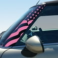 thumbnail image 1 of US Flag Pillar Vinyl Decals for 2nd Gen MINI Cooper R55 R56 R57 - Set of 2 - Choose Color - [PINK], 1 of 1