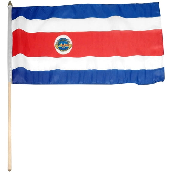 US Flag Store Costa Rica Flag, 12 by 18-Inch