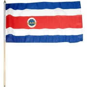 US Flag Store Costa Rica Flag, 12 by 18-Inch