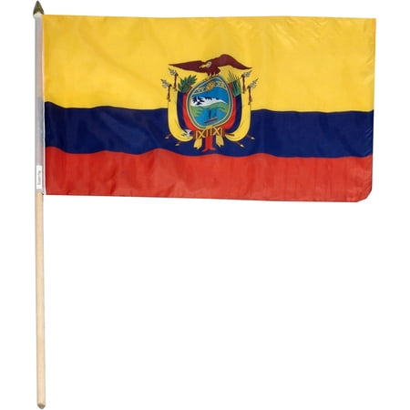 US Flag Store Ecuador Flag, 12 by 18-Inch