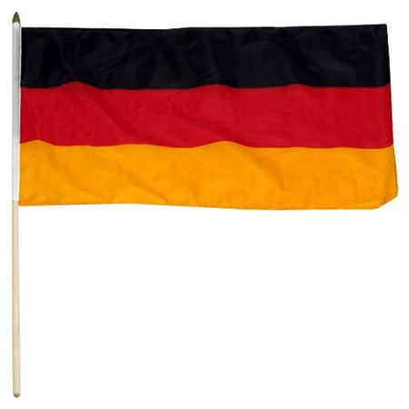 US Flag Store Germany Flag, 12 by 18-Inch,Black, Orange Red,BYLDE