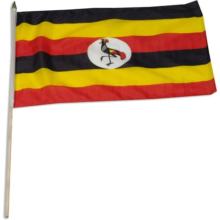 US Flag Store Uganda Flag, 12 by 18-Inch