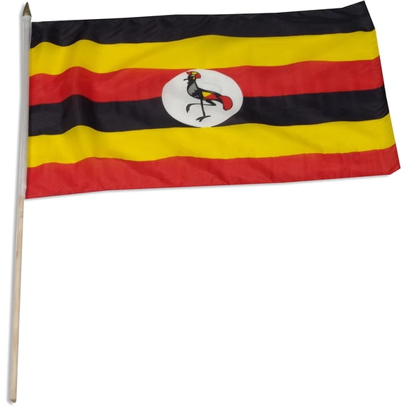 US Flag Store Uganda Flag, 12 by 18-Inch